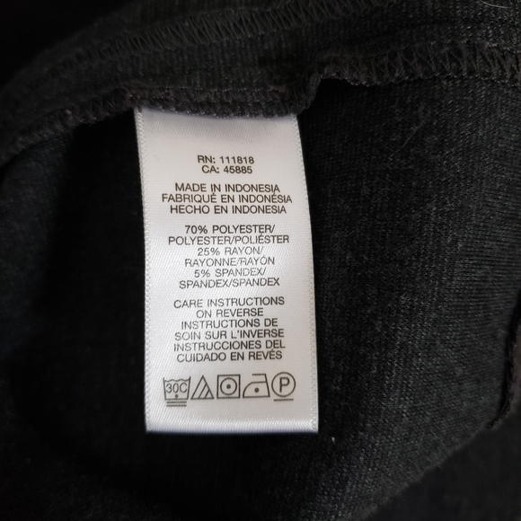 Michael Kors Derby Dark Gray Jersey Long Tunic Top with 3/4 Sleeve - Picture 7 of 8